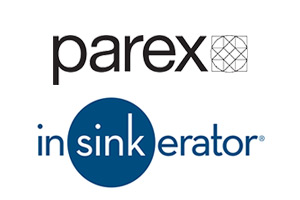 Parex and Insinkerator logos